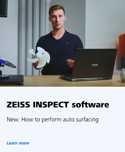 ZEISS INSPECT software New: How to perform CAD surfacing