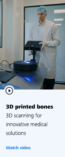 3D printed bones 3D scanning for innovative medical solutions