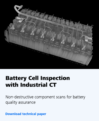 Battery Cell Inspection with Industrial CT