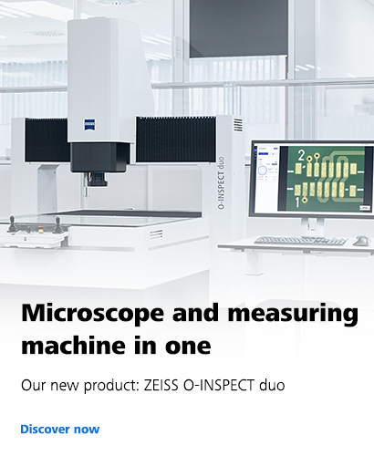 Microscope and measuring machine in one Our new product: ZEISS O-INSPECT duo