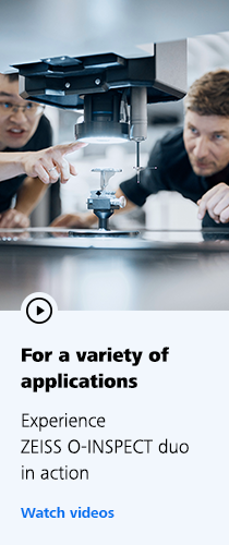 For variety of applications Experience O-INSPECT duo in action