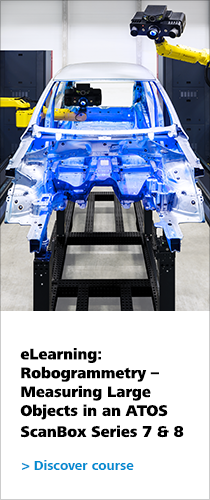 eLearning: Robogrammetry - Measuring Large Objects in an ATOS ScanBox Series 7 & 8