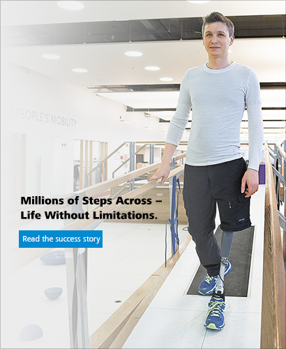 Millions of Steps Across - Life Without Limitations.  Read the success story