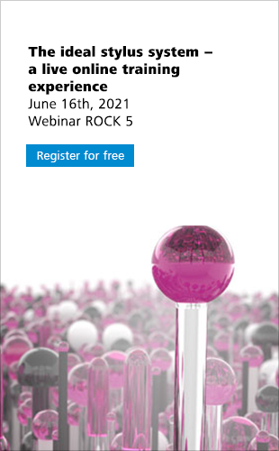 The ideal stylus system - a live online training experience June 16th, 2021 Webinar ROCK 5 Register for free