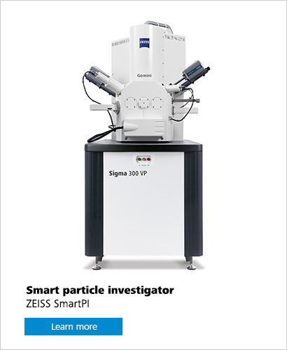 Smart particle investigator ZEISS SmartPI Learn more
