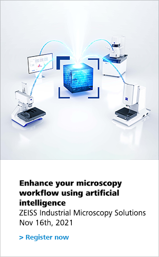 Enhance your microscopy workflow using artificial intelligence. Nov 16th, 2021. Register now.