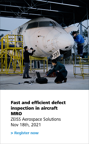 Fast and efficient defect inspection in aircraft MRO. Nov 18th, 2021. Register now.