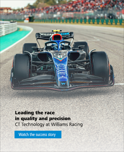 Leading the race in quality and precision   CT Technology at Williams Racing  Watch the success story